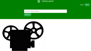 openclipart圖庫：Movie Projector Icon-資源代表圖