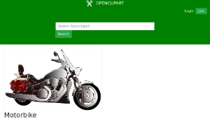 openclipart圖庫：Motorbike-資源代表圖