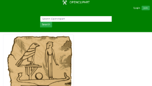 openclipart圖庫：Egyptian Tablet縮圖