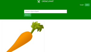 openclipart圖庫：Food Carrot縮圖