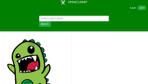 openclipart圖庫：Rawr Dinosaur-資源代表圖