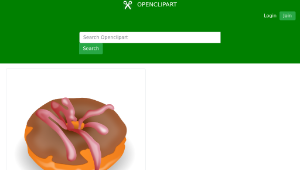 openclipart圖庫：Doughnut-資源代表圖