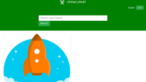 openclipart圖庫：Rocket-資源代表圖