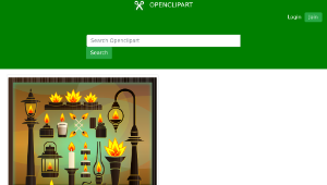openclipart圖庫：Flames / Fire Vessels-資源代表圖