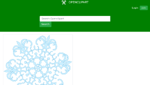 openclipart圖庫：snow flake縮圖