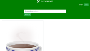 openclipart圖庫：Cup of Coffee-資源代表圖