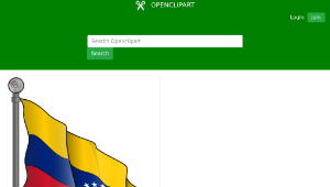 openclipart圖庫：Bandera de Venezuela-資源代表圖