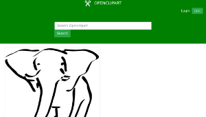 openclipart圖庫：elephant-資源代表圖