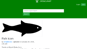 openclipart圖庫：Fish icon-資源代表圖