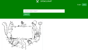 openclipart圖庫：Children's bookplate-資源代表圖