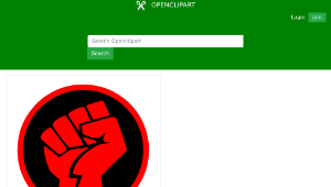 openclipart圖庫：Power Fist-資源代表圖