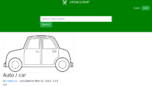 openclipart圖庫：Auto / car-資源代表圖