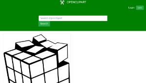 openclipart圖庫：Rubik 3D-資源代表圖