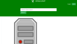 openclipart圖庫：Server - database縮圖