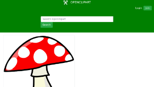 openclipart圖庫：Mushroom縮圖
