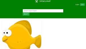 openclipart圖庫：Cartoon Fish縮圖