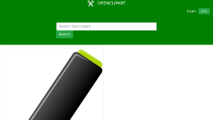 openclipart圖庫：Textmarker-資源代表圖