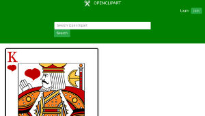 openclipart圖庫：King of Hearts-資源代表圖