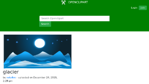 openclipart圖庫：glacier縮圖