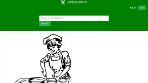 openclipart圖庫：baker-資源代表圖