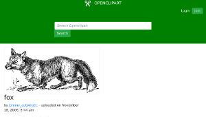 openclipart圖庫：fox-資源代表圖