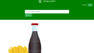 openclipart圖庫：Sandwich Menu縮圖