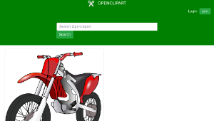 openclipart圖庫：Motobike縮圖