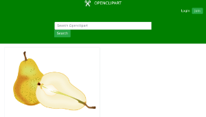 openclipart圖庫：Pear-資源代表圖
