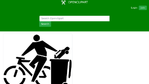 openclipart圖庫：keep the environment clean - against cars縮圖