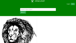 openclipart圖庫：lion-資源代表圖