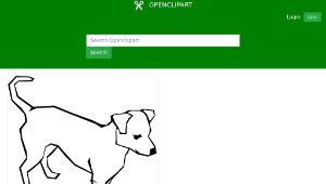 openclipart圖庫：Dog (Simple Drawing)-資源代表圖