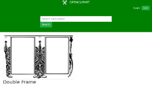 openclipart圖庫：Double Frame-資源代表圖