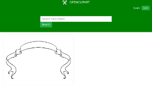 openclipart圖庫：A Ribbon Banner縮圖