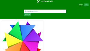 openclipart圖庫：Color Star縮圖
