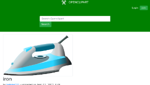 openclipart圖庫：iron縮圖