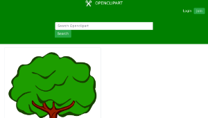 openclipart圖庫：tree - coloured縮圖