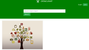 openclipart圖庫：Social Media Tree縮圖