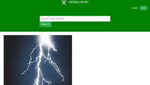 openclipart圖庫：Lightning-資源代表圖