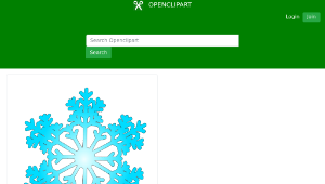 openclipart圖庫：snow flake 6-資源代表圖