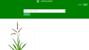 openclipart圖庫：corn plant-資源代表圖