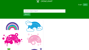 openclipart圖庫：Rainbow embellishments-資源代表圖
