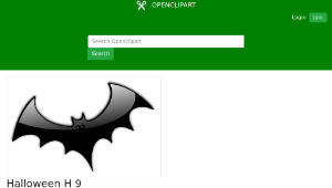 openclipart圖庫：Halloween H 9-資源代表圖