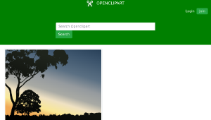 openclipart圖庫：Winter Sunset in Royal Park-資源代表圖