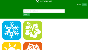openclipart圖庫：Seasons Icons-資源代表圖