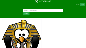 openclipart圖庫：Tut-Ankh-Penguin-資源代表圖