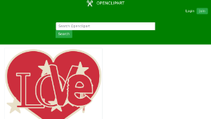 openclipart圖庫：Love heart縮圖