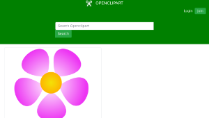 openclipart圖庫：Pink Flower-資源代表圖