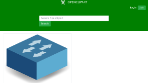 openclipart圖庫：Network Switch-資源代表圖