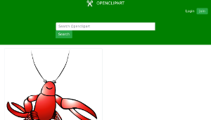 openclipart圖庫：Crawfish-資源代表圖
