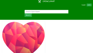 openclipart圖庫：Love Heart-資源代表圖